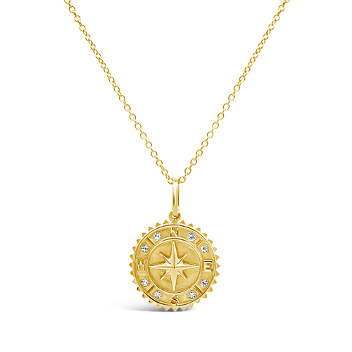 Diamond Compass Pendant