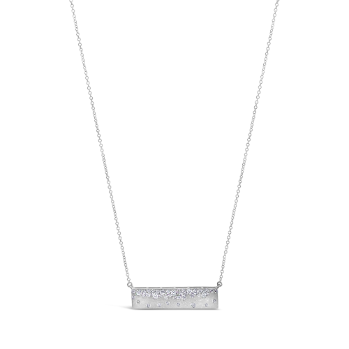 Diamond Bar Necklace
