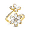 Double Flower Diamond Ring