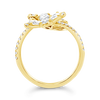 Double Flower Diamond Ring