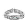 Emerald & Diamond Estate Bracelet