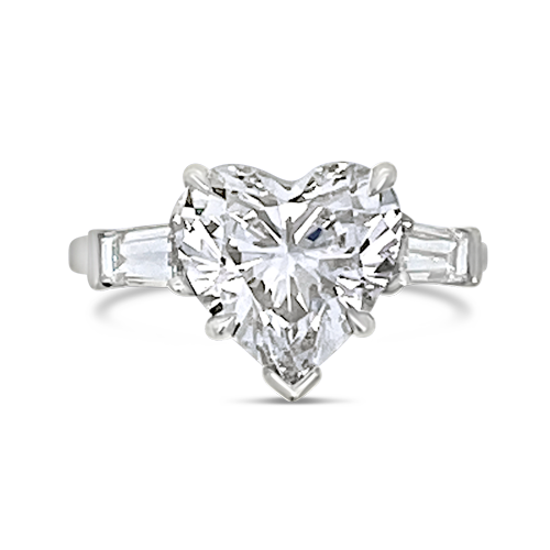 Heart Shaped Diamond Ring