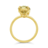 Oval Fancy Intense Yellow Diamond Ring