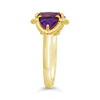 Amethyst & Gold Ring
