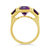 Amethyst & Gold Ring