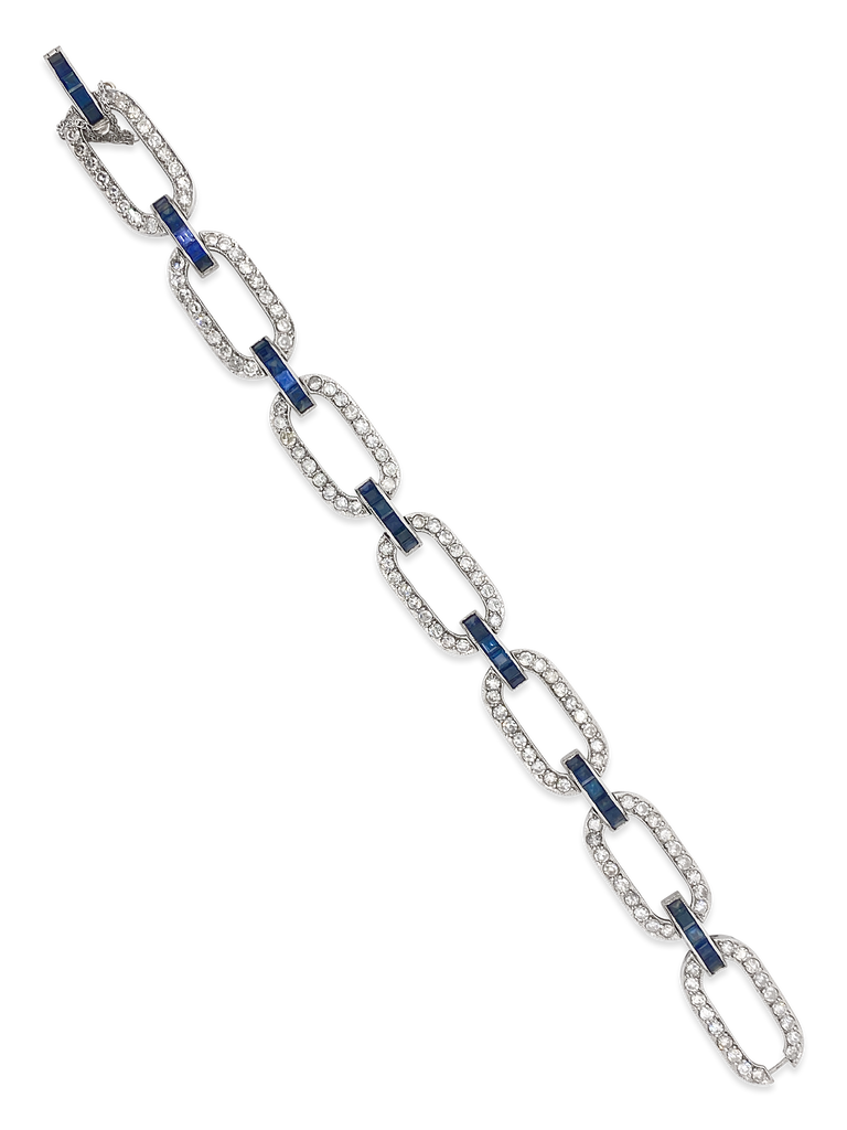 Sapphire & Diamond Estate Bracelet