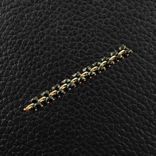 Onyx & Diamond Bracelet