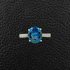 Oval Sapphire & Diamond Ring