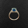 Oval Sapphire & Diamond Ring