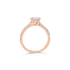 Round Diamond Engagement Ring in Rose Gold
