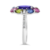 Tanzanite, Diamond & Multi-color Sapphire Ring