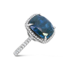 Sapphire & Diamond Ring