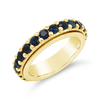 Sapphire Spinner Ring