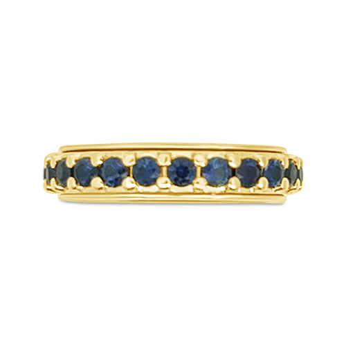 Sapphire Spinner Ring