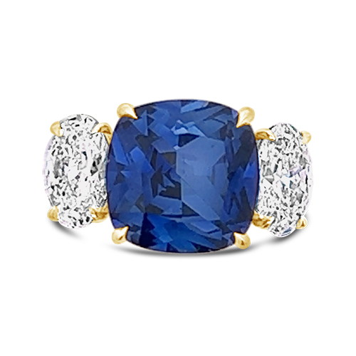 Sapphire & Diamond Ring