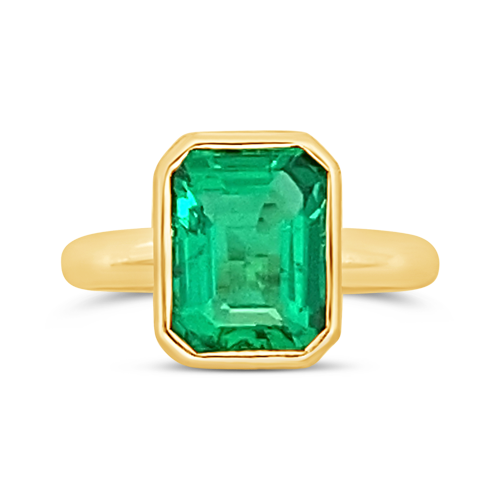 Emerald cut Emerald Ring