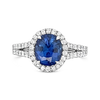 Oval Sapphire & Diamond Ring