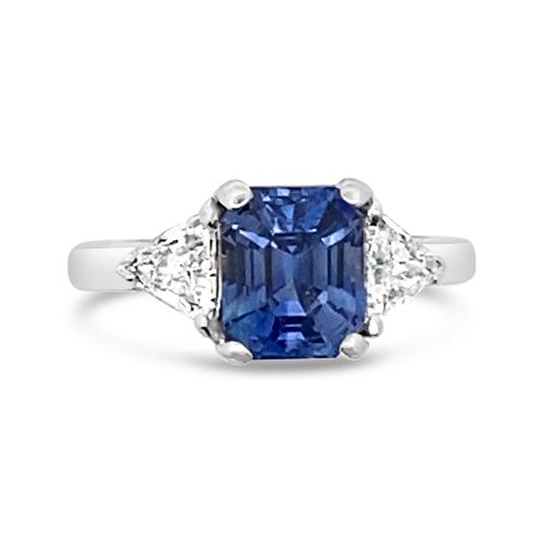 Sapphire & Diamond Ring