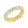 Yellow Gold & Diamond Eternity Band