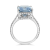 Light Blue Sapphire & Diamond Ring