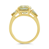 Three Stone Yellow Diamond Ring