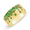 Tsavorite Scatter Ring