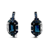 Sapphire & Diamond Earrings