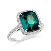 Indocolite & Diamond Ring