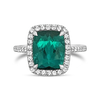 Indocolite & Diamond Ring