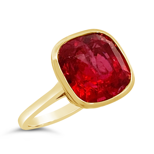 Cushion Spinel Ring