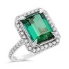 Tourmaline & Diamond Ring