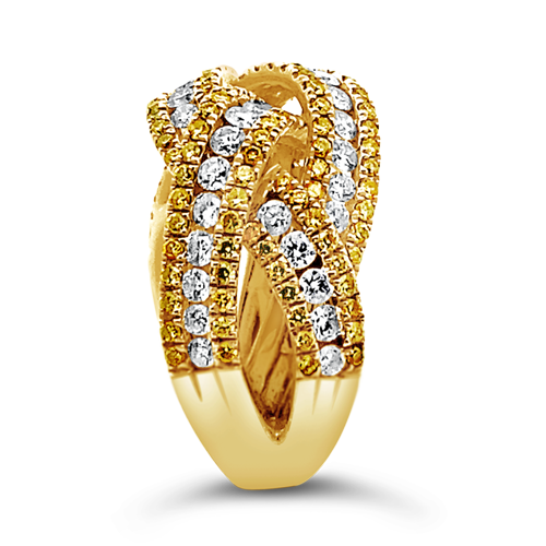 Gold & Diamond Overlap Ring – CRAIGER DRAKE DESIGNS®