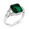 Emerald & Diamond Ring