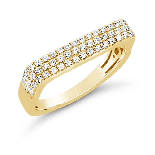 Diamond Bar Ring