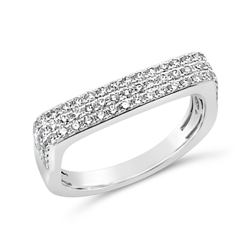 Diamond Bar Ring