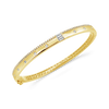 Diamond & Yellow Gold Bangle