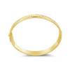 Yellow Gold & Diamond Bangle Bracelet