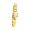 Yellow Gold Bangle with Diamonds