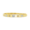 Yellow Gold Bangle with Diamonds