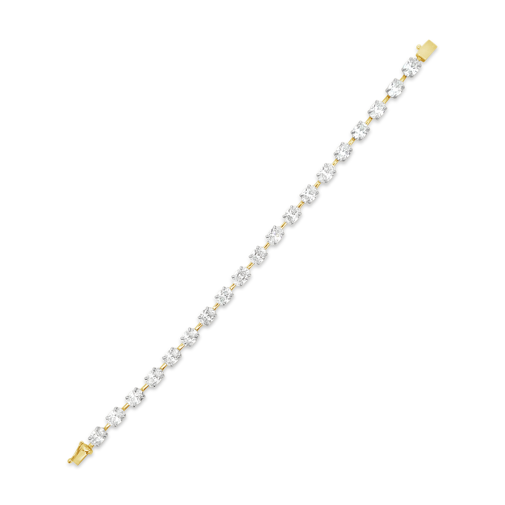 Oval Diamond Bracelet