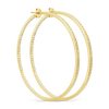 Gold & Diamond Estate Hoop Earrings