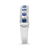 Sapphire & Diamond Bangle Bracelet