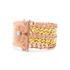 Five Row Chain Bracelet with Diamond