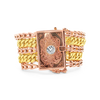 Five Row Chain Bracelet with Diamond