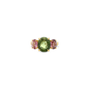 Peridot & Pink Sapphire Ring