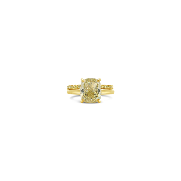 Fancy Yellow Diamond Engagement Ring