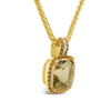 Citrine & Diamond Necklace