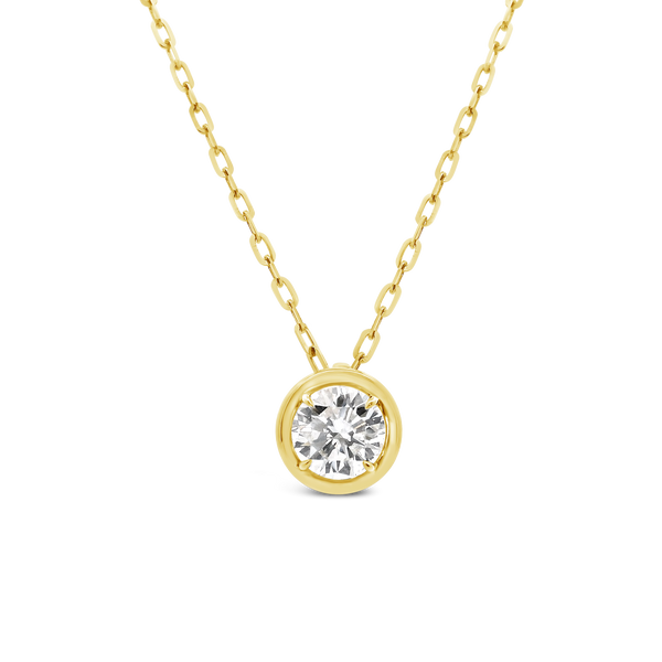 Diamond Solitaire Pendant