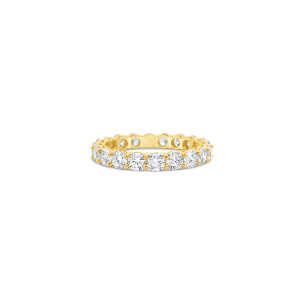 Yellow Gold & Diamond Eternity Band