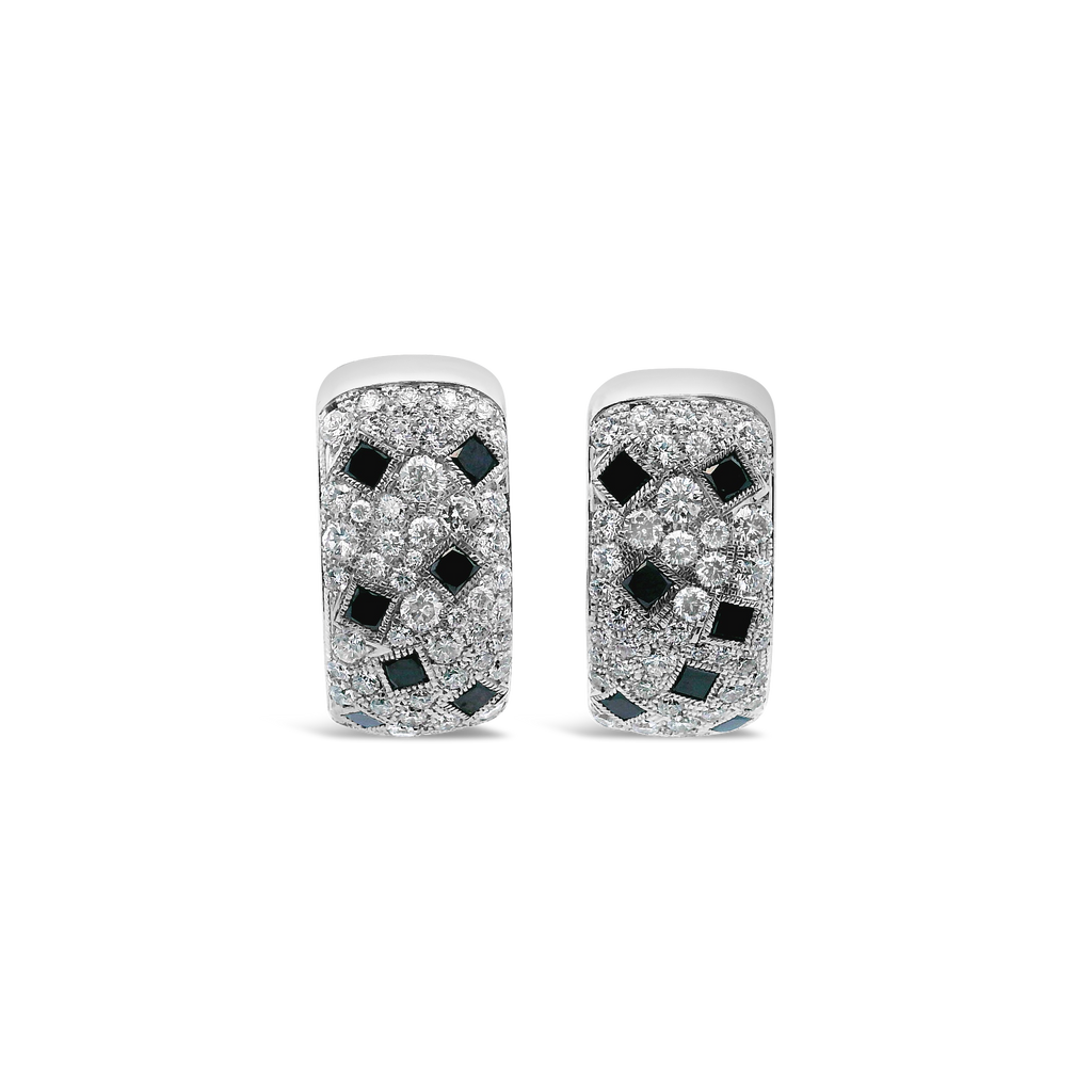 Black & White Diamond Earrings